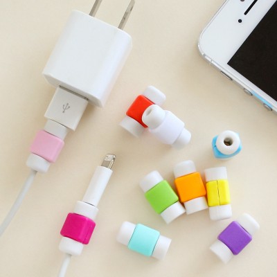 Fashion New USB Cable Earphones Protector Colorful Cover For Iphone 4 5 6 Plus For Samsung Galay s6 note 5